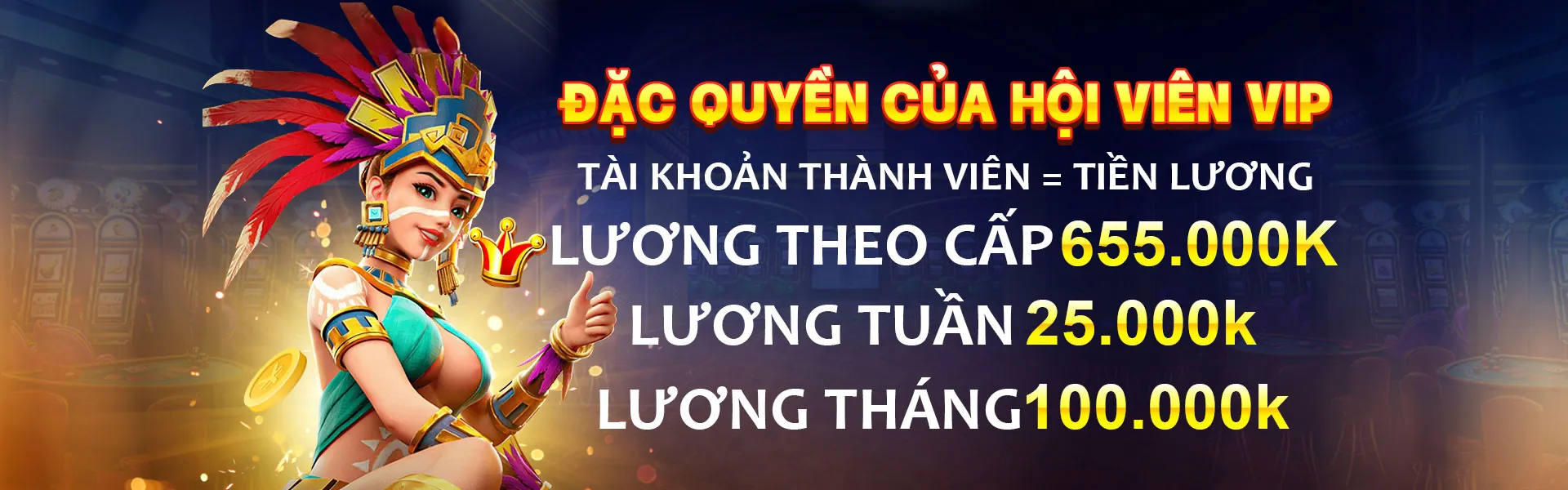 Câu lạc bộ VIP bwing win với các đặc quyền độc quyền